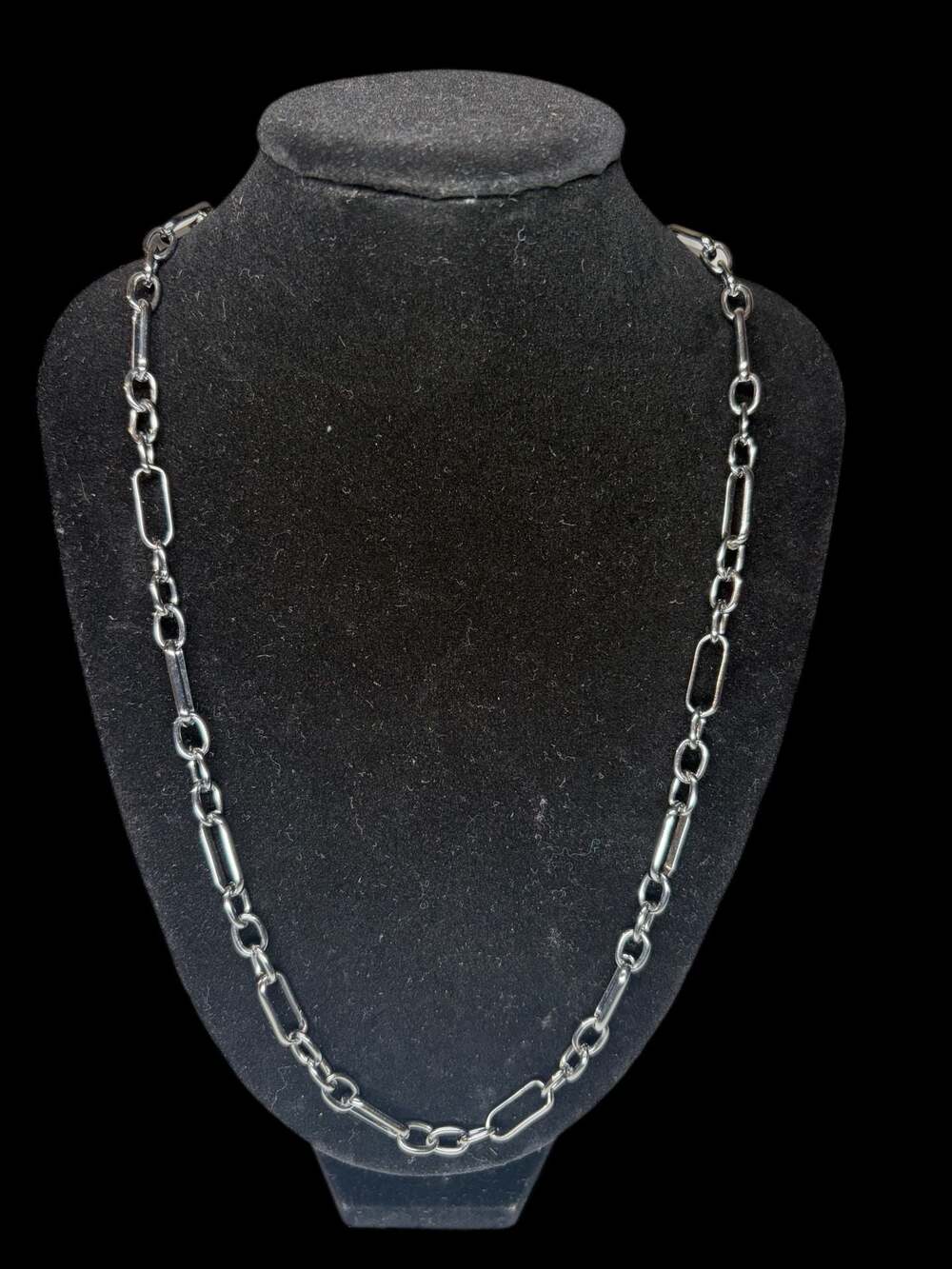 Mixed Link Figaro Chain Necklace